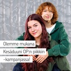 Lue lisää kampanjasta: https//www.op.fi/kesäduuniopnpiikkiin